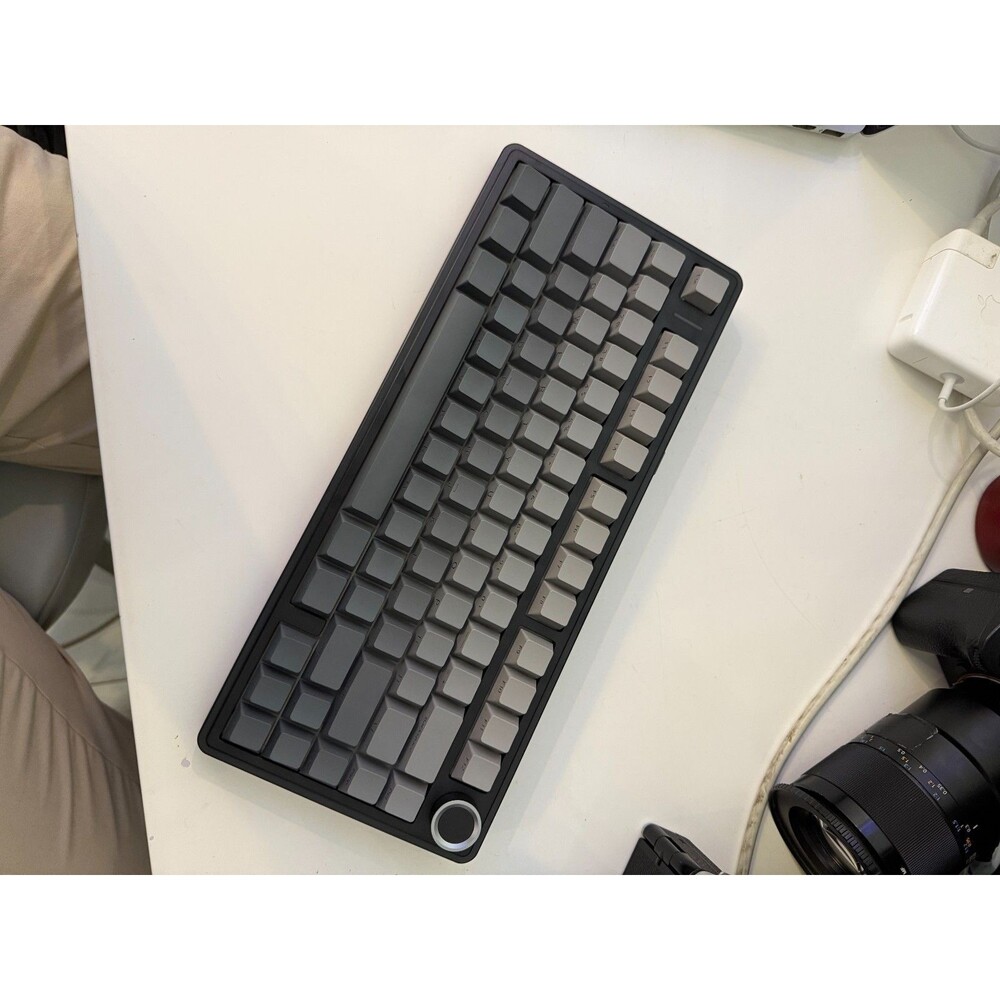 AULA F75 Pro Black Gradient Grey Reaper Switch Tri Mode RGB Mechanical Keyboard